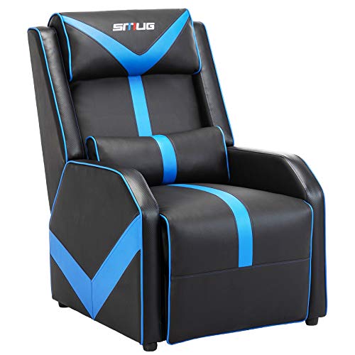 Gaming Recliner Chair Single Living Room Sofa Racing Style Ergonomic Lounge Sofa Modern PU Leather Recliner Home Theater Seat for…