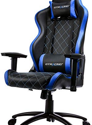 Gtracing Gaming Chair Heavy Duty Ergonomic Chair Racing Video Game Chair with Headrest and Lumbar Recliner Swivel Rocker Esports Chair…