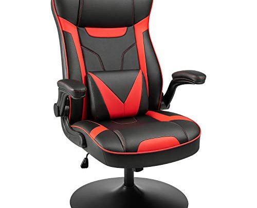 Furniwell Rocking Gaming Chair Racing Computer Game Chairs Office Swivel High Back PC Gamer Chair Adjustable Armrest Support for Adult…