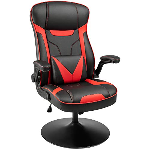 Furniwell Rocking Gaming Chair Racing Computer Game Chairs Office Swivel High Back PC Gamer Chair Adjustable Armrest Support for Adult…