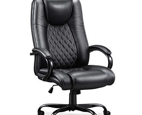 VANSPACE Big and Tall Office Chair EC04, Executive Office Chair High Back, Leather Executive Office Chair Ergonomic Desk Chair with…