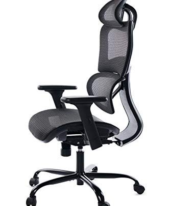 Oline ErgoPro Ergonomic Office Chair – Rolling Desk Chair with 3D Adjustable Armrest, 3D Lumbar Support and Premium Caster Wheels…