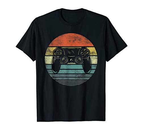 Video Gamer Gifts Funny Retro Video Game Controller Gaming T-Shirt