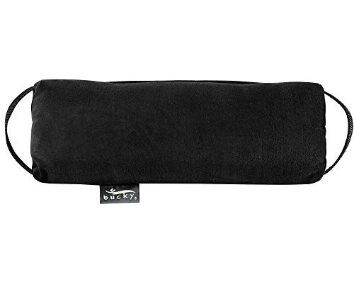 Bucky Baxter Lumbar Ergonomic & Supportive Back Pillow, Black, 5- x 15- Inch (Imp-L400Rbk)