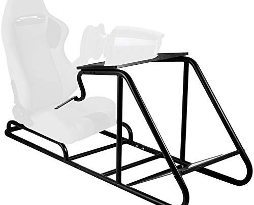 VEVOR Racing Simulator Stand Adjustable Steering Wheel Stand Carbon Steel Racing Wheel Stand fit for Logitech G25, G27, G29, G920,…