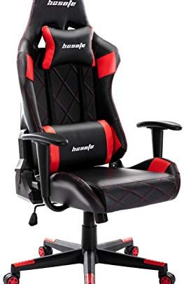 Gaming Chair Video Game Chair, High Back Computer Chair Racing Style PU Leather Office Chair, Ergonomic Task Chair Adjustable Swivel…