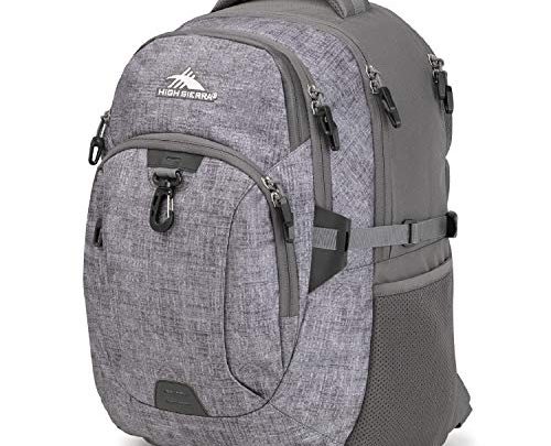 High Sierra Jarvis Laptop Backpack, One Size, Woolly Weave/Slate