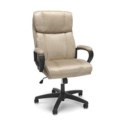 OFM, Plush High-Back Microfiber Office Chair, in Tan (ESS-3081-TAN)