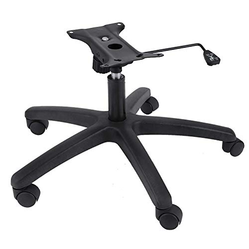 Mophorn Replacement Chair Base,Max Weight 350 Pounds,Stroke Length 5 Inch,with Bottom Plate Stand Cylinder and 5 Casters, 28 Inch, Black
