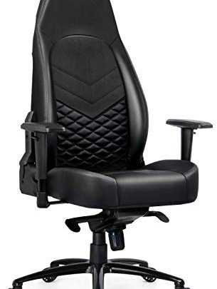 Gtracing Big and Tall 350lb Gaming Chair Luxury Series Computer Desk Chair Premium Pu Leather Ergonomic Cold Foam Upholstery Racing…