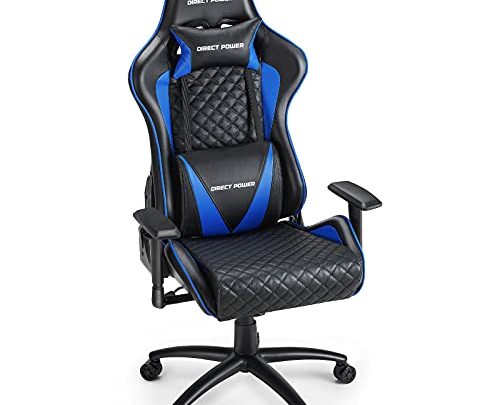 HEAO Gaming Chair 500lb Weight Capacity, Wide Seat PU Leather Executive Office Chair, Racing Style Ergonomic High-Back Computer Chair with…