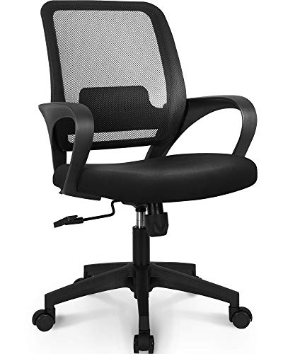 NEO CHAIR Office Chair Ergonomic Desk Chair Mesh Computer Chair Lumbar Support Modern Executive Adjustable Rolling Swivel Chair Comfortable Mid…