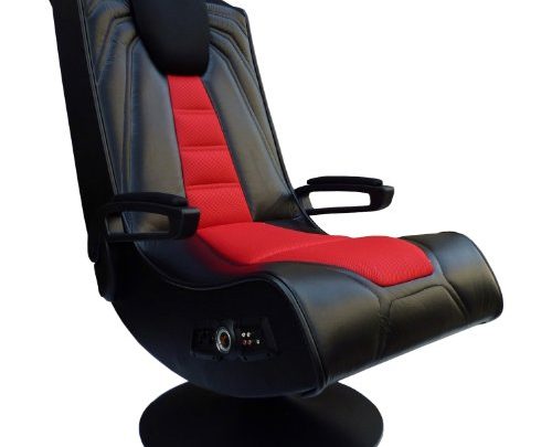 ACEssentials, 5149201, Pedestal Extreme III 2.1 Sound Wireless Video Foldable Gaming Chair w/Pedestal Base and 2 Speaker High Tech Audio…