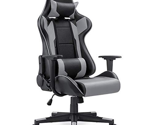 Homall Gaming Chair Office Chair High Back Computer Chair PU Leather Desk Chair PC Racing Executive Ergonomic Adjustable Swivel Task…