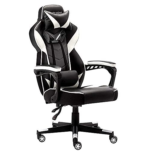 Bonzy Home Gaming Chair Office Chair High Back Computer Chair PU Leather Desk Chair PC Racing Executive Ergonomic Adjustable Swivel…