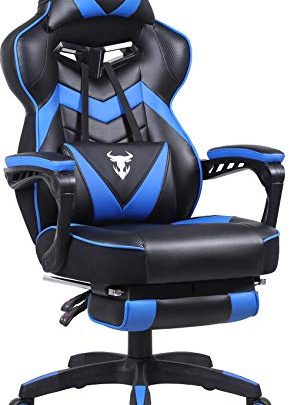 Gaming Chair with Footrest, Recliner Computer Chair, Gamer Chair with Massage, High Back Gaming Desk Chair, Ergonomic Gaming Computer Chair,…