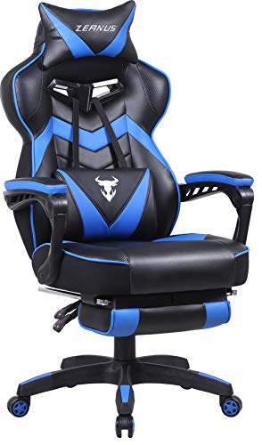Gaming Chair with Footrest, Recliner Computer Chair, Gamer Chair with Massage, High Back Gaming Desk Chair, Ergonomic Gaming Computer Chair,…