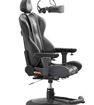 Roto VR Motorized Interactive Gaming Chair – Fully Immersive Technology – Auto Turns Where You Look – Ergonomic Virtual Reality…