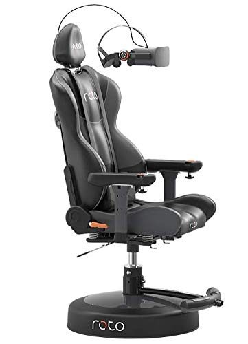 Roto VR Motorized Interactive Gaming Chair – Fully Immersive Technology – Auto Turns Where You Look – Ergonomic Virtual Reality…