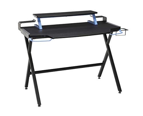 RESPAWN Gaming Desk, 23.625″ D x 42″ W x 34.625″ H, Blue