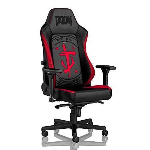 noblechairs Hero Gaming Chair – Office Chair – Desk Chair – PU Faux Leather – Doom Edition