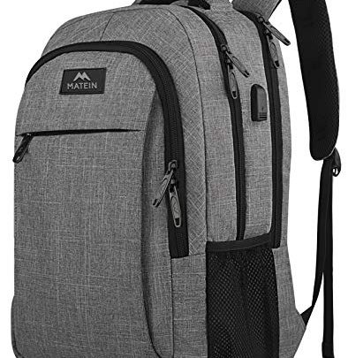 Matein Travel Laptop Backpack, Business Anti Theft Slim Durable Laptops Backpack with USB Charging Port, Water Resistant College School Computer…