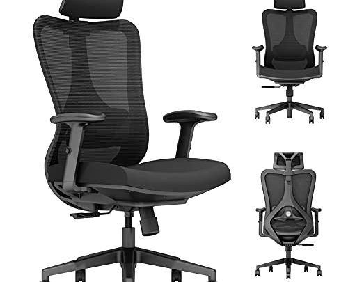 Ergonomic Office Chair Big And Tall High Back – PC Gaming Computer Desk Chair Wheel For Adults Kids Teens -…