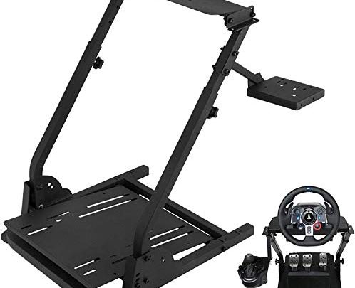 VEVOR G29 Racing Steering Wheel Stand G920 Racing Wheel Stand fit for Logitech G27/G25/G29 Gaming Wheel Stand, Wheel Pedals NOT…