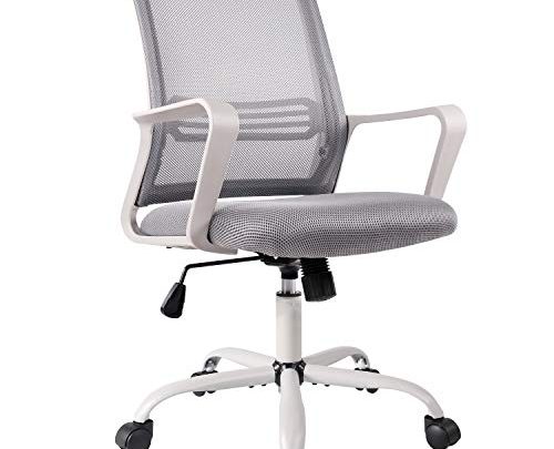 Office Chair, Mid Back Desk Chair Mesh Computer Chairs, Home Office Task Chair, Ergonomic Swivel Rolling Chair with Lumbar Support…