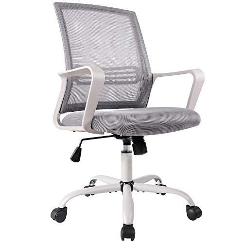 Office Chair, Mid Back Desk Chair Mesh Computer Chairs, Home Office Task Chair, Ergonomic Swivel Rolling Chair with Lumbar Support…
