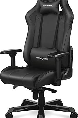 DXRacer K Series Modular Gaming Chair with Extra Wide Large Backrest, Premium Leather Racing Office Computer Seat Recliner with Ergonomic…