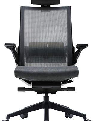 SIDIZ T80 Ergonomic Home Office Chair : German Mechanism for Extreme Comfort, Adjustable Headrest and Lumbar Support,  3-Way Armrests, Forward…