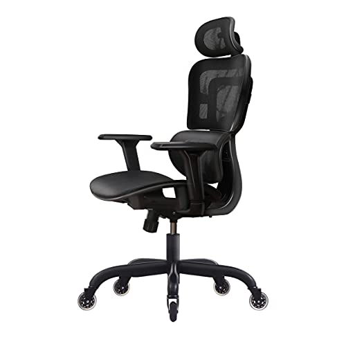 Office Chair, FelixKing Ergonomic Desk Chair with Adjustable Headrest and Armrests Lumbar Support and Roller Blade Wheels Reclining High Back…