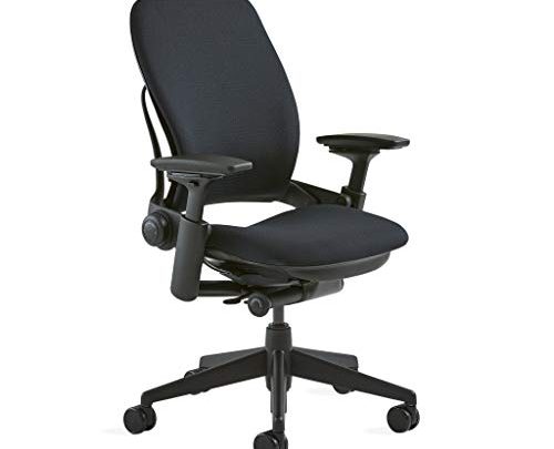 Steelcase Leap Fabric Chair, Black,