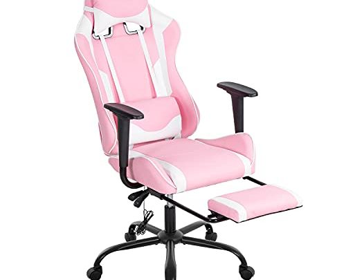 PC Gaming Chair Racing Office Chair Ergonomic Desk Chair Massage PU Leather Recliner Computer Chair with Lumbar Support Headrest Armrest…