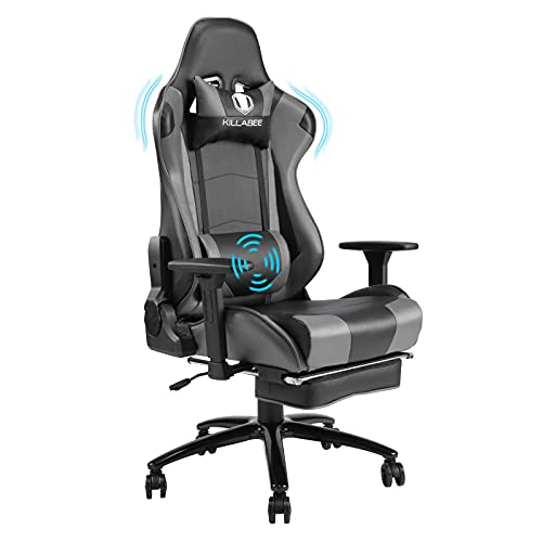 Gaming Chair Racing Style Office Chair, Big and Tall Office Chair with Thickened Padded, 360° Swivel and 155° Recline Computer…
