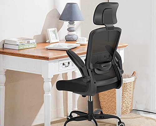 2021 Newest Home Office Chair, Ergonomic Office Chair with Adjustable Headrest and Lumbar Support, High Back Computer Desk Chair with…