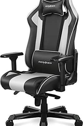 Modular Gaming Chair with Extra Wide Seat and Large Backrest, Premium Leather Racing Office Computer Seat Recliner with Ergonomic Headrest…