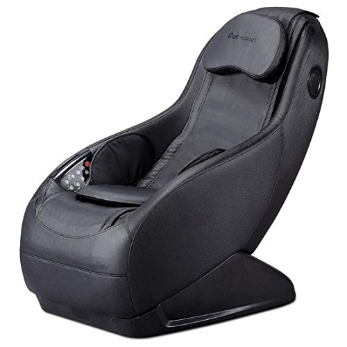 BestMassage Full Body Electric Shiatsu Massage Chair Fully Assembled Video Gaming Chair with Airbag Massage,Bluetooth,Black