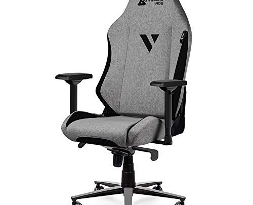 Gaming Chair 350lb Big and Tall High Back Computer Office Chair by GTRACING Fabric Ergonomic Racing Reclining Chair with 4D…