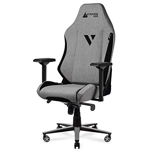 Gaming Chair 350lb Big and Tall High Back Computer Office Chair by GTRACING Fabric Ergonomic Racing Reclining Chair with 4D…