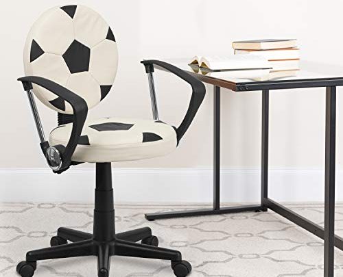 Flash Furniture Soccer Swivel Task Office Chair with Arms
