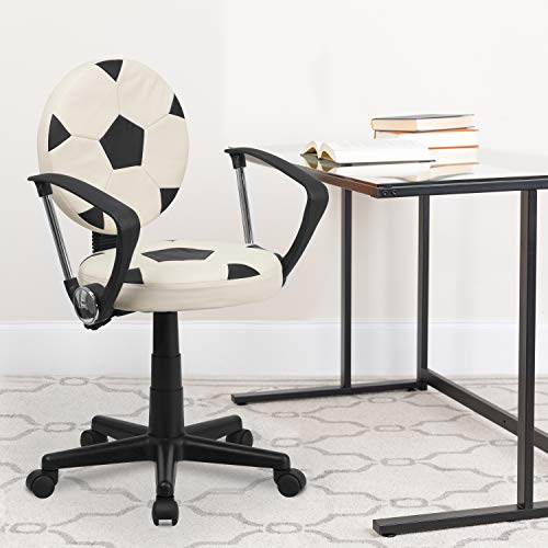 Flash Furniture Soccer Swivel Task Office Chair with Arms