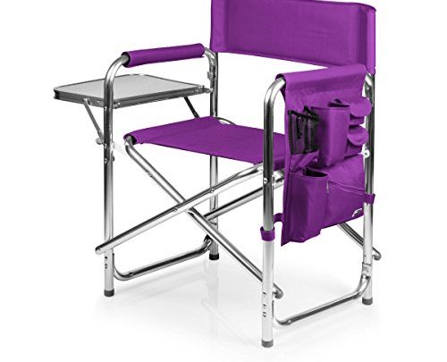 ONIVA – a Picnic Time Brand Portable Folding Sports Chair, Purple , 33″ x 5″ x 21″