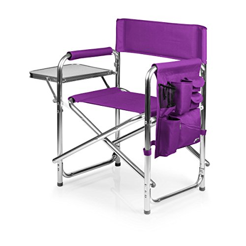 ONIVA – a Picnic Time Brand Portable Folding Sports Chair, Purple , 33″ x 5″ x 21″