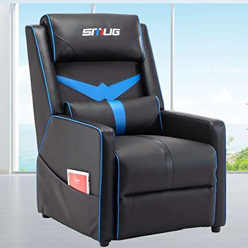 Gaming Recliner Gamer Chair for Adults – PU Leather Gaming Sofa Comfortable Movie Theater Chairs Ergonomic Single Couch for Living…