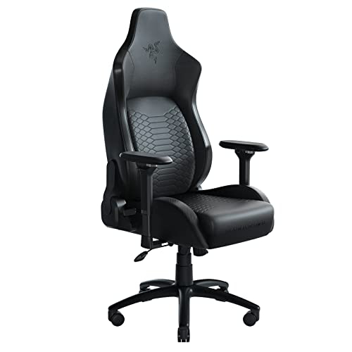 Razer Iskur Gaming Chair: Ergonomic Lumbar Support System – Multi-Layered Synthetic Leather Foam Cushions – Engineered to Carry – Memory…
