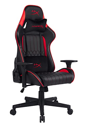 HyperX Blast Core Gaming Chair – Ergonomic Gaming Chair – Leather Upholstery Video Game Chair – Red Black PC Racing…