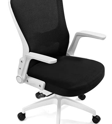Lucklife Ergonomic Office Chair Desk Chair Modern Executive Home Office Chair,Comfortable Mid Back PC Swivel Mesh Office Chair with Adjustable…
