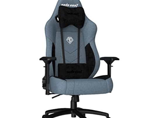 Fabric Gaming Chair,Anda Seat T-Compact Ergonomic Office Game Chairs,XL Swivel Recliner Chair with 4D Adjustable PU Armrest,160¡ã Recliner Rocker Video…